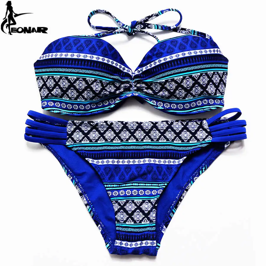 Swimsuit 2017 Brazilian Bikini Set Sexy Floral Bandage Strappy Plus Size Swimwear Bikinis Women Bandeau Biquini Bathing Suits Swimsuit 2017 Brazilian Bikini Set Sexy Floral Bandage Strappy Plus Size Swimwear Bikinis Women Bandeau Biquini Bathing Suits