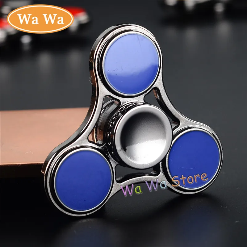 Fingertip gyroscope Tri Spinner Fidget Toy Alloy EDC Hand Spinner For Autism and ADHD hand spinner