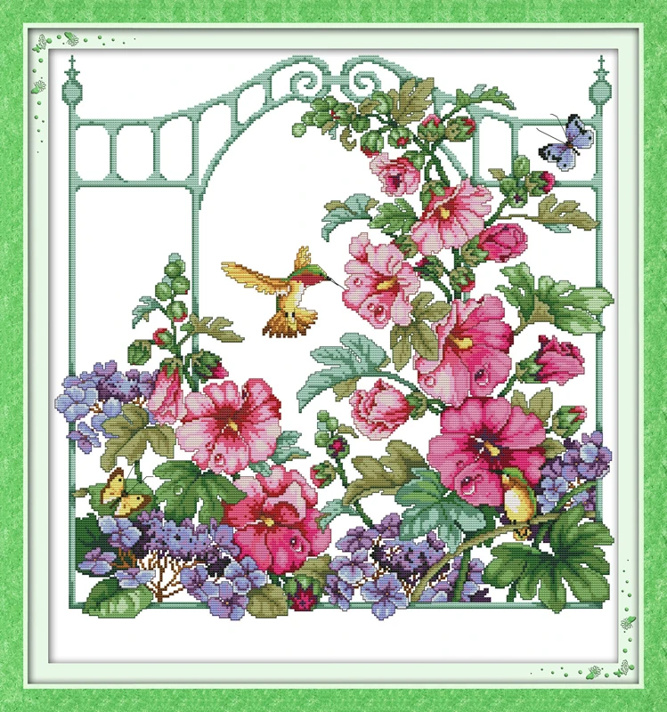 Flower Garden Cross Stitch Kit