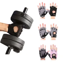 Спортивная Тяжелая атлетика для занятий йогой для мужчин/wo мужские фитнес-перчатки бодибилдинг, тренировка, дышащие Нескользящие перчатки с половинным пальцем