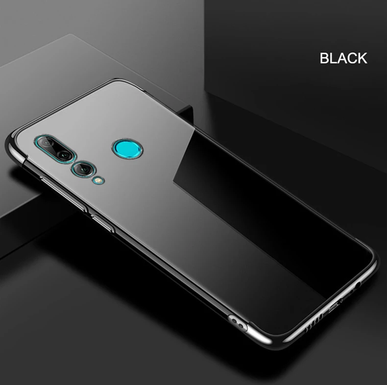 Для huawei P Smart Z Y9 Prime Модный мягкий силиконовый чехол-накладка из ТПУ для мобильного телефона - Цвет: Black