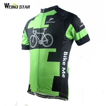 

2018 WEIMOSTAR Men ropa ciclismo Cycling Jersey Clothing Bike racing Short Sleeve Tops shirt MTB Outdoor green Bicycle Jerseys