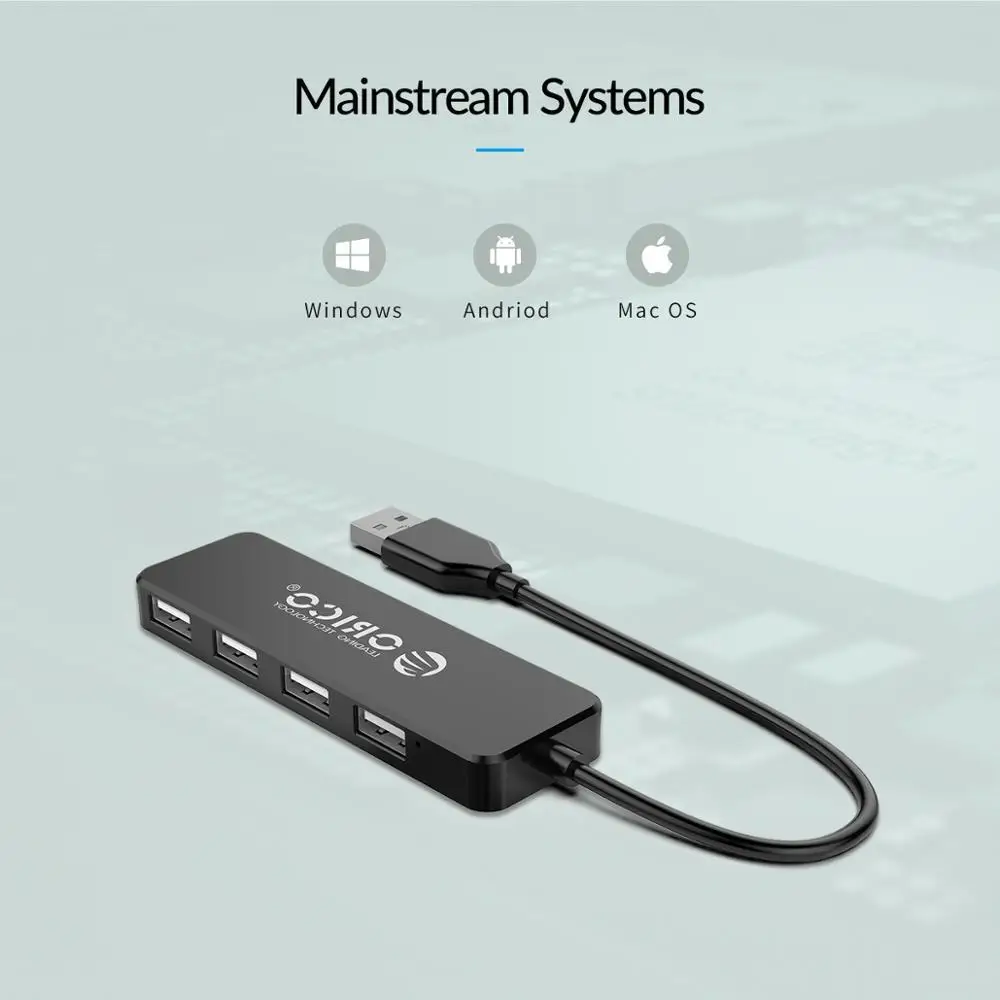 ORICO USB 2 0 концентратор 4 порта Мини Высокоскоростной Мульти разветвитель
