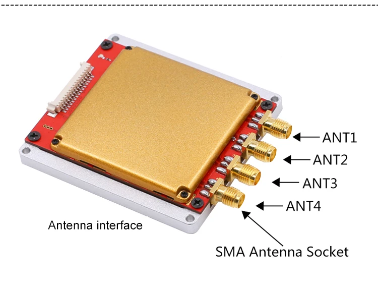 865 МГц 15 м Impinj R2000 rfid модуль 4 порта для антенны бесплатная SDK для логистики управления и спортивные Система синхронизации гонки