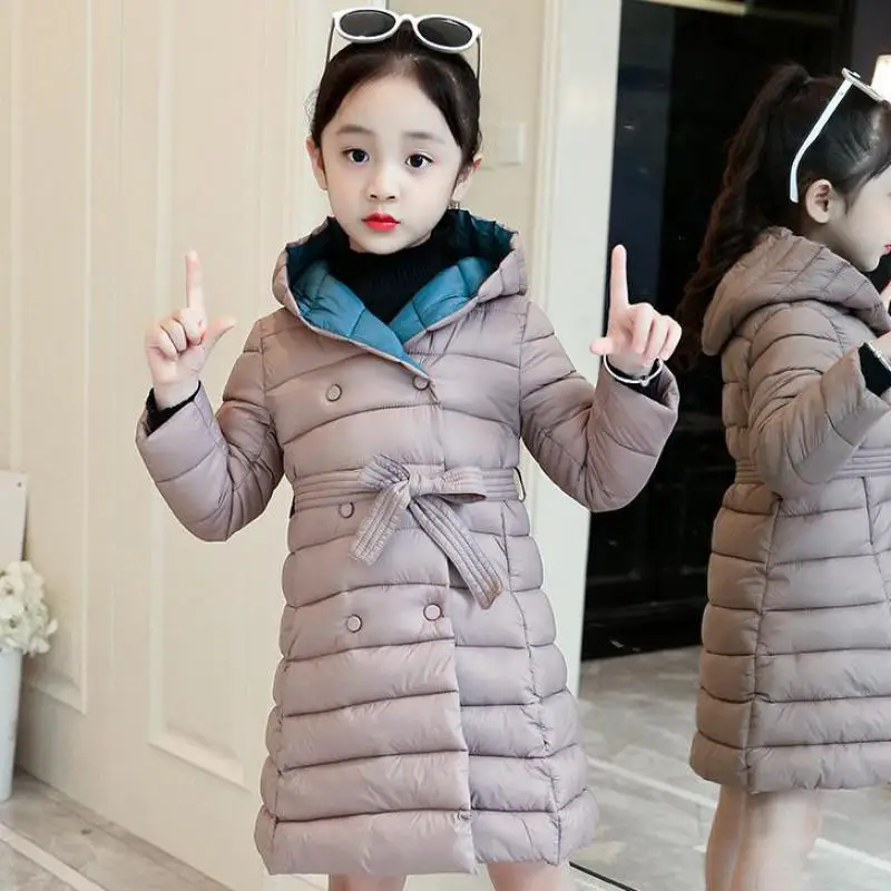 

Children's Down Parkas Jackets Teenage Girls Warm Thicken Cotton Down Coats Toddler Down Outerwears Winter Tops Snowsuit Costume