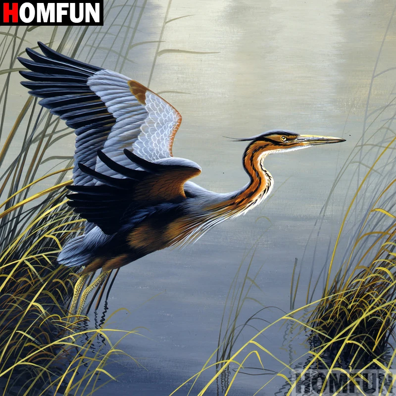 Картины. Цапля. Blue heron акварель. Ben w. Цапля на озере.