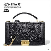 Gete новая тайская сумка из крокодиловой кожи для леди. Маленькая кожаная парфюмерная сумка через плечо из крокодиловой кожи