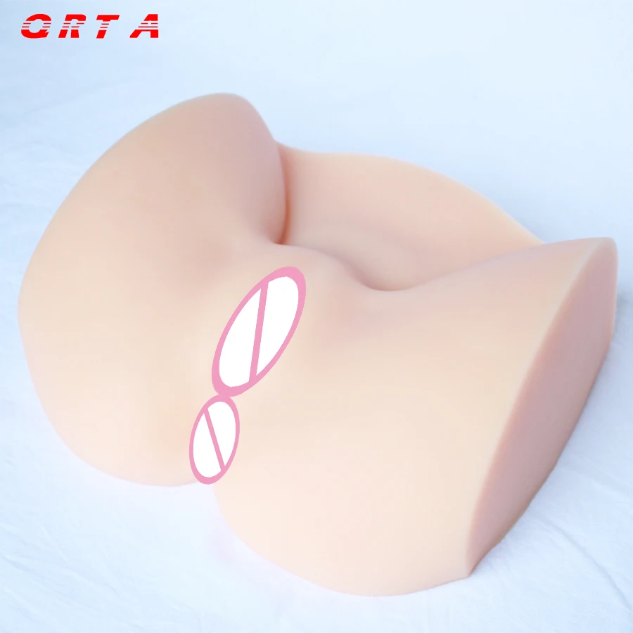 QRTA new 3.2kg fresh sex toy for men sex product hot item male masturbator flesh pussy vagina ass anus sex doll silicone doll
