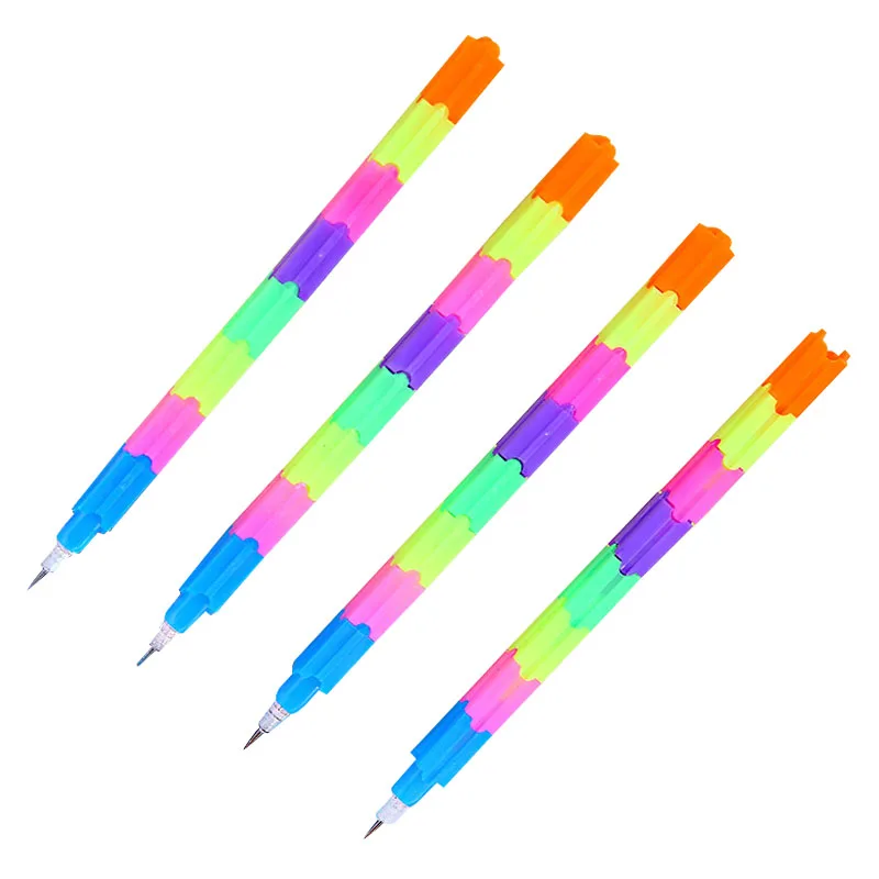 

Colorful Building Block Pencil Non-sharpening Pencil for Kids Student Gift Stationery Joy Corner