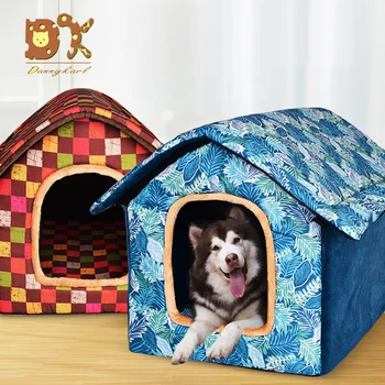 

DannyKarl Plus Size Dog Bed Hawaiian Style Warm Pet Bed Mat Dogs Single Print Rooms Big Dogs Houses Small Dog kennel Cat kennels