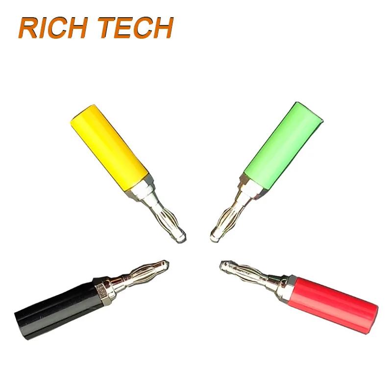 100pcs/lot Banana Male Wire Connector Plug Jack Adapter Ternimals R Wholesales | Обустройство дома