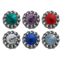 

20mm metal Rhinestone Snap Buttons W131 High heels Diy Jewelry fit 18mm Snap button Necklaces/Bracelets for women