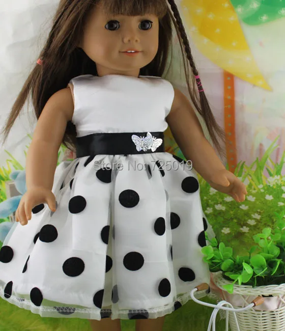 Free shipping hot 2014 new style Popular 18 American girl doll clothes dress b34