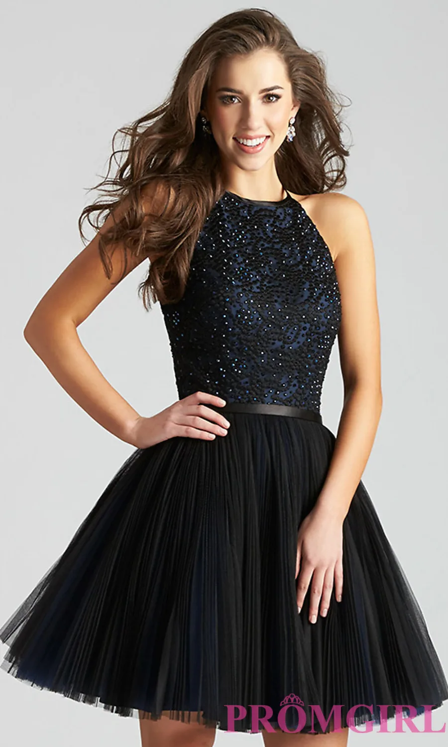 Short Halter Prom Dresses