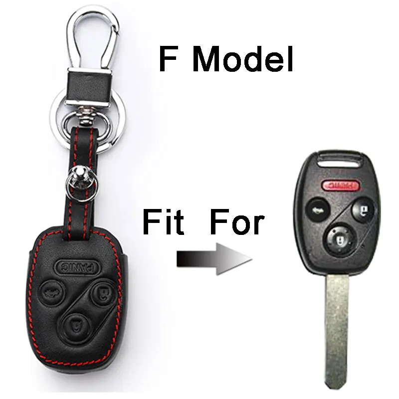 Чехол для автомобильного ключа Honda Accord Cr V Crv Civic Pilot Fit Freed Stepwgn Jazz 2003 Stream Remote Car Key