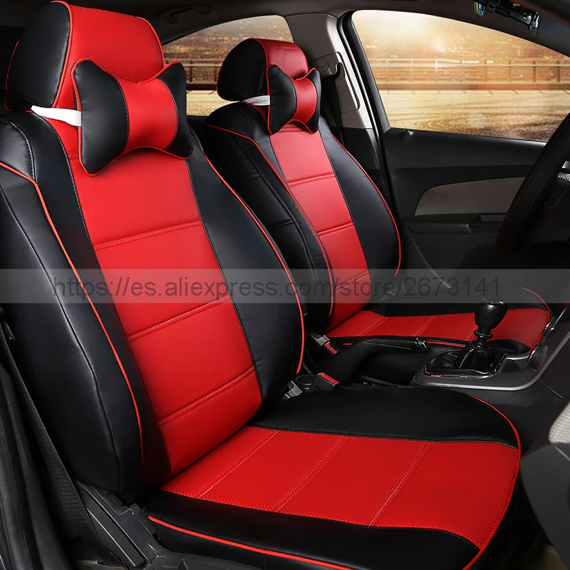 New styling Luxury Dedicated Leather Car Seat Cover Front & Rear seat
