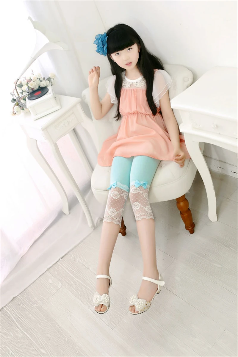 toddler girls child legging with lace19
