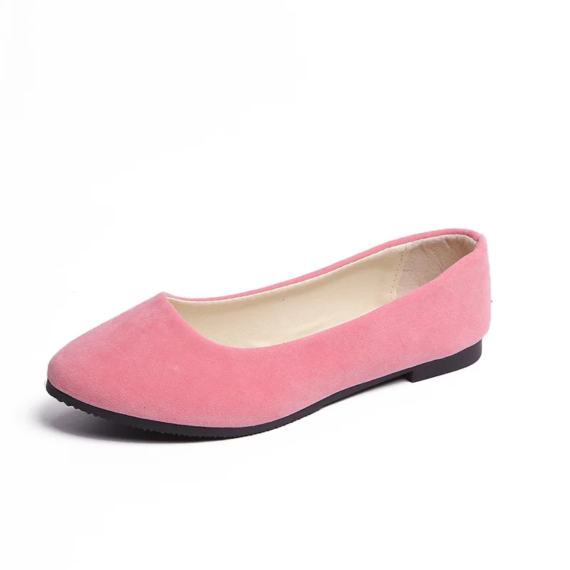 Большие размеры 35-43; женская обувь; весенняя обувь ярких цветов; женская повседневная обувь без застежки на плоской подошве; женские туфли; осенние лоферы; zapatos de mujer - Цвет: pink