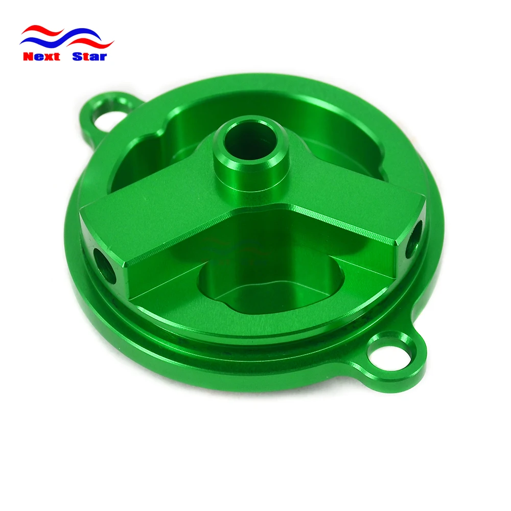 

Motorcycle CNC Oil Filter Cover For KAWASAKI KLX250 KLX 250 D-Tracker 1993 1994 1995 1996 1997 1998 1999 2000 2001 2002-2016