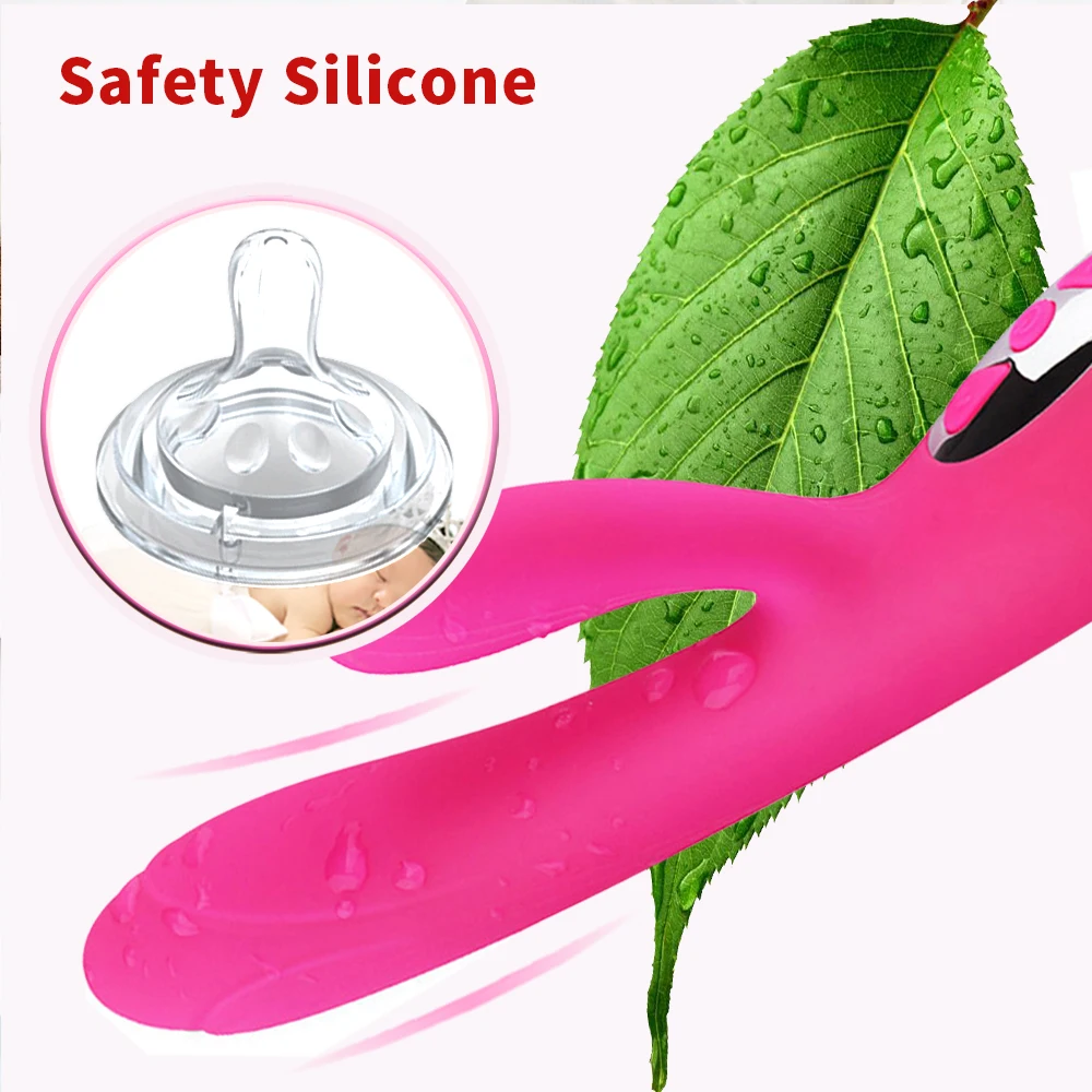 G Spot кролик вибратор USB зарядка Мощный 10 скоростной Стимулятор клитора Секс