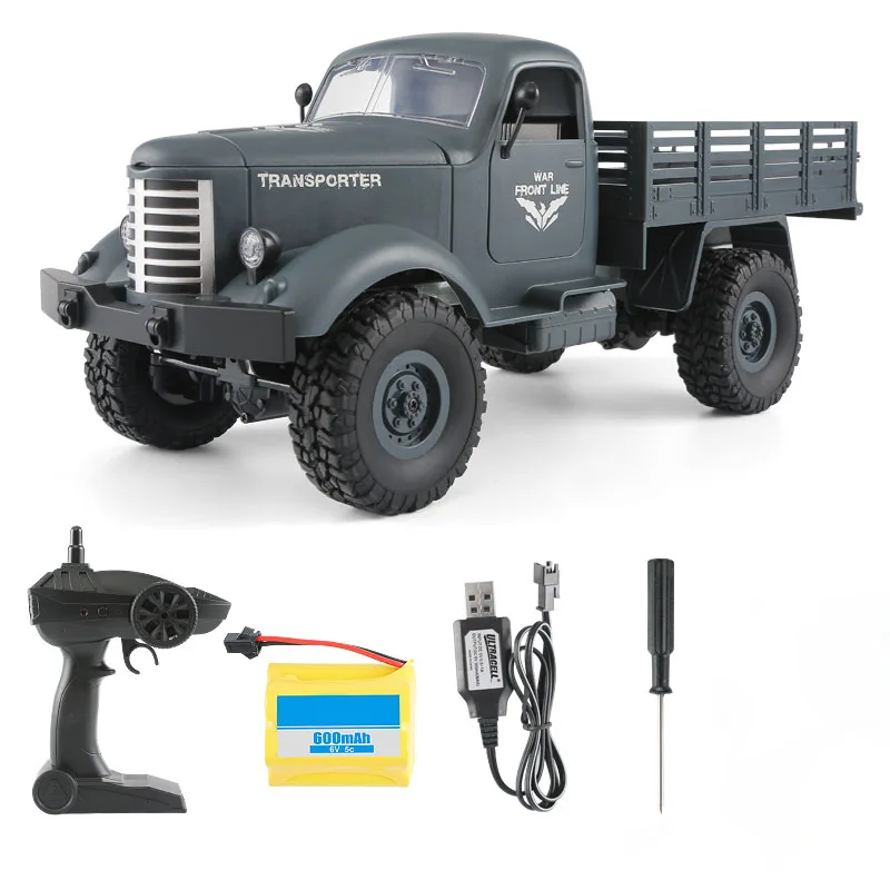 RC Monster Truck 4WD пульт дистанционного управления военные транспортные средства внедорожная колесница тактическая 2,4G Рок Гусеничный электронные игрушки Детский подарок