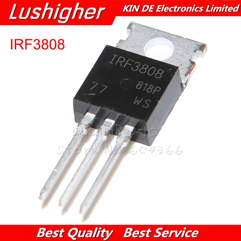10 Pièces IRF3808 TO-220 IRF 3808 Power MOSFET