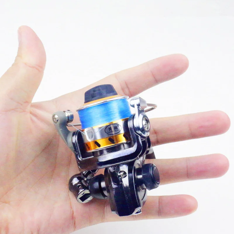 

2019 Top Fashion Daiwa Molinete Ryobi Meiyu Mini 100 Metal Spinning Wheel Small Throwing Fish Line Fishing Rocker Wholesale