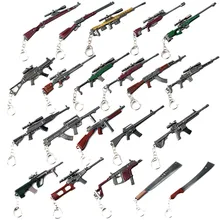 Playerunknown's Battlegrounds модель оружия сплав брелок для мужчин брелок сумка SVD снайперская винтовка Автомобильные сумки Детские игрушки милые