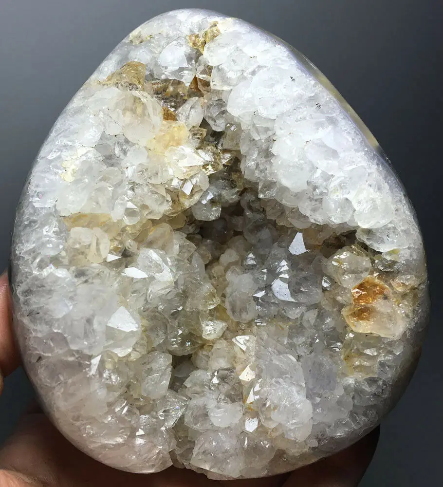 

880g Agate Geode! NATURAL CARNELIAN CRYSTAL QUARTZ Geode Agate buddha incense burner