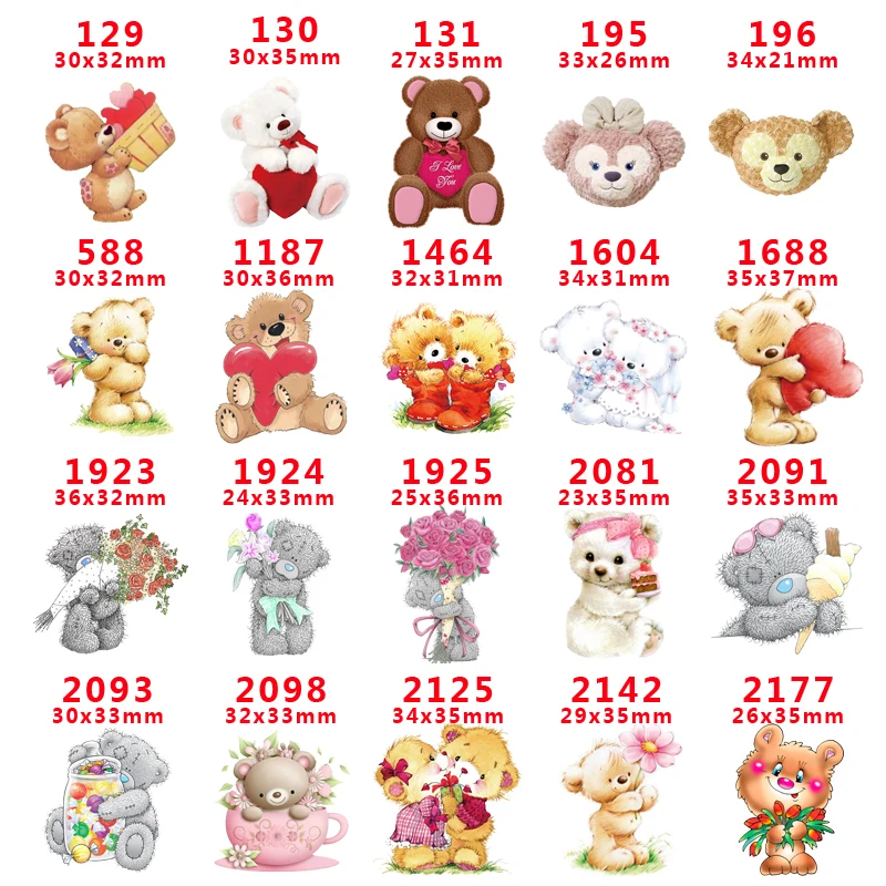 

DIY Craft Supplies cartoon character flat back planar resin 30 pieces. PR-129-2177