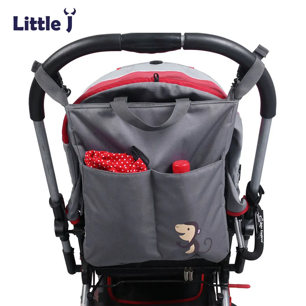 

Baby Stroller Organizer Bag Multi Function Mommy Packs Waterproof Carriage Bags for Prams Infant Pushchairs Hanging Handbag