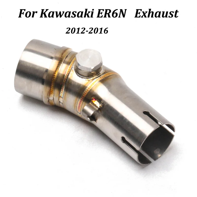 For Kawasaki ER6N 2012-2016 Motorcycle Exhaust Muffler Modified Middle Connection Link Pipe Exhaust Systems Accessories - Image 4