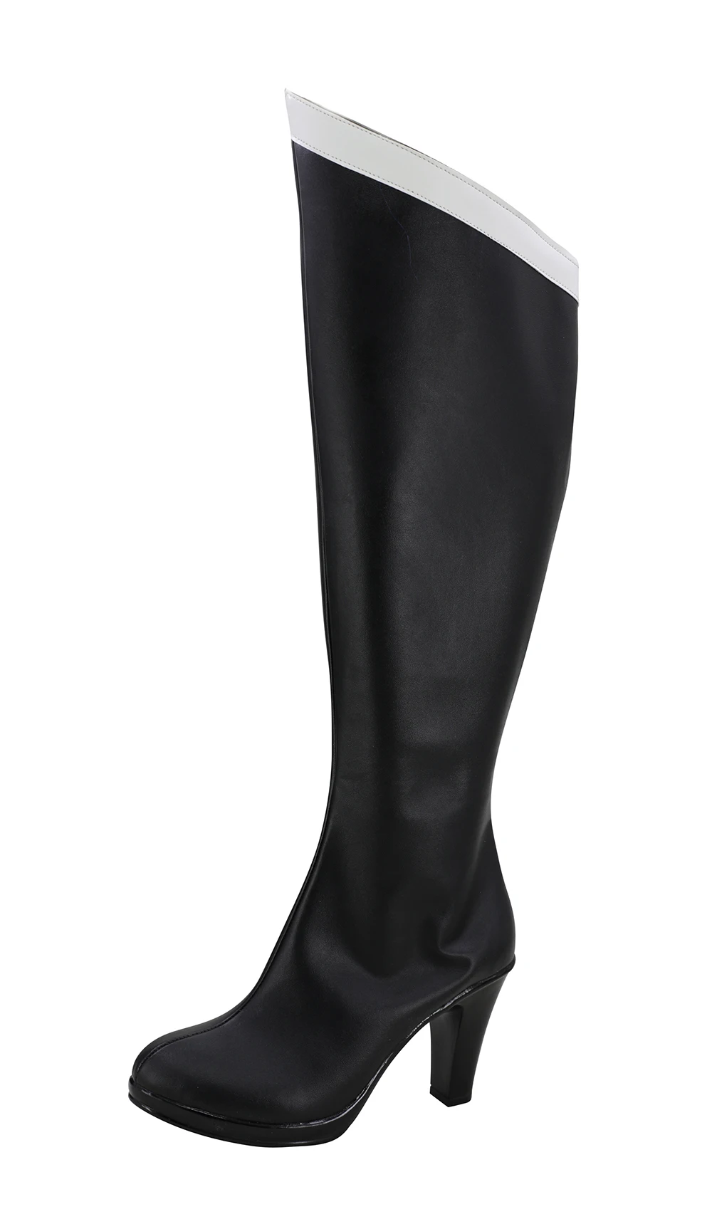 Sailor Moon Meiou Setsuna Cosplay Boots Black Shoes High Heel Custom Made (4)