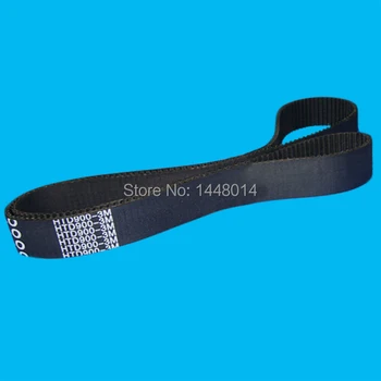 

3pcs digital printer Wit-color small O ring belt for Wit color 2000 3000 Smart paper take up flat small belt HTD900-3M (900-3M)