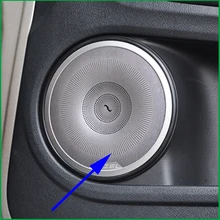 For Honda HRV HR V Vezel 2014 2016 Interior Door Speaker Ring Circle Sound Audio Speaker Sticker Molding Cover Trim Car Styling