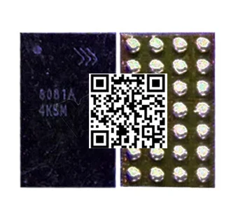 

3pcs/lot ic 8081A 28pins For Samsung Note 4 note4 baseband power charger charging ic