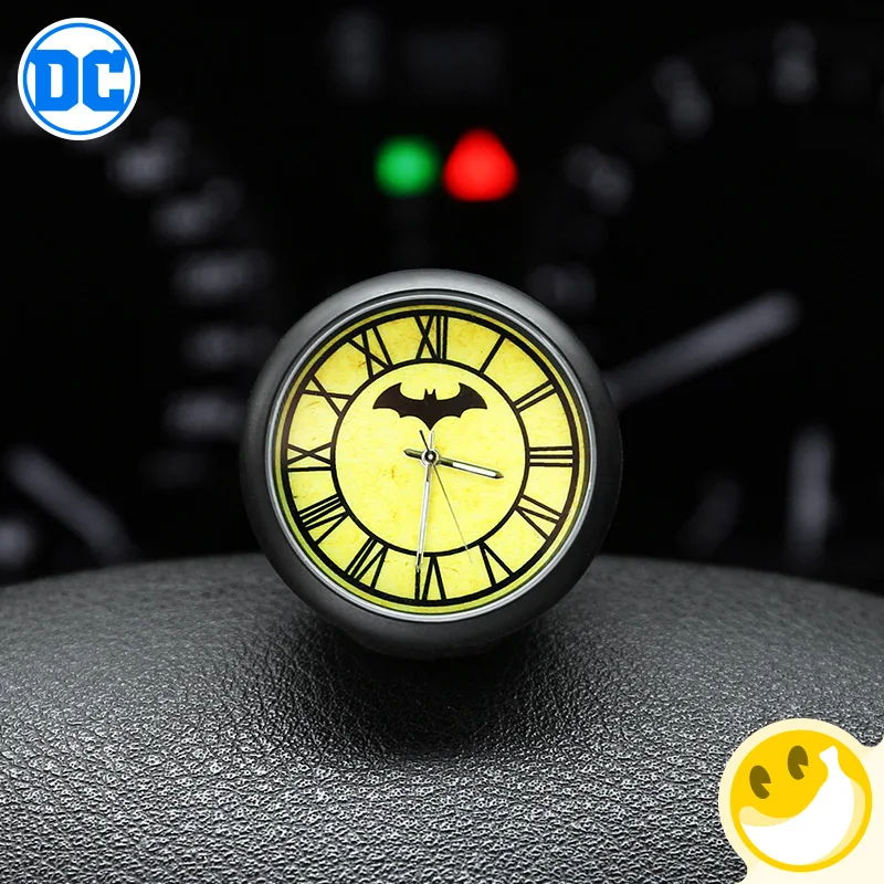 Justice Alliance тема Бэтмен стиль автомобиля цифровые часы авто часы Автомобильные украшения часы с орнаментом в автомобиле