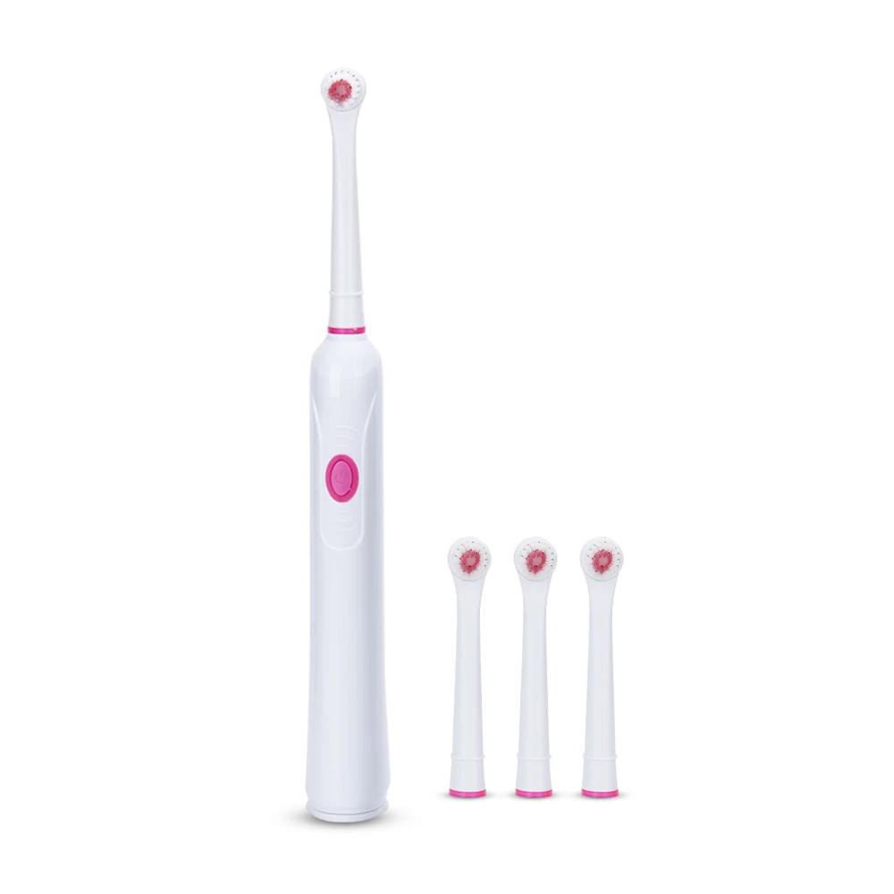 4 head adult children rotating electric toothbrush USB rechargeable soft toothbrush toothpaste