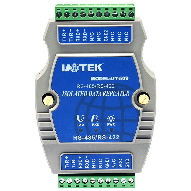 

UT-509 485 repeater photoelectric isolation lightning protection Industrial grade RS485/422 signal amplification module UT-509