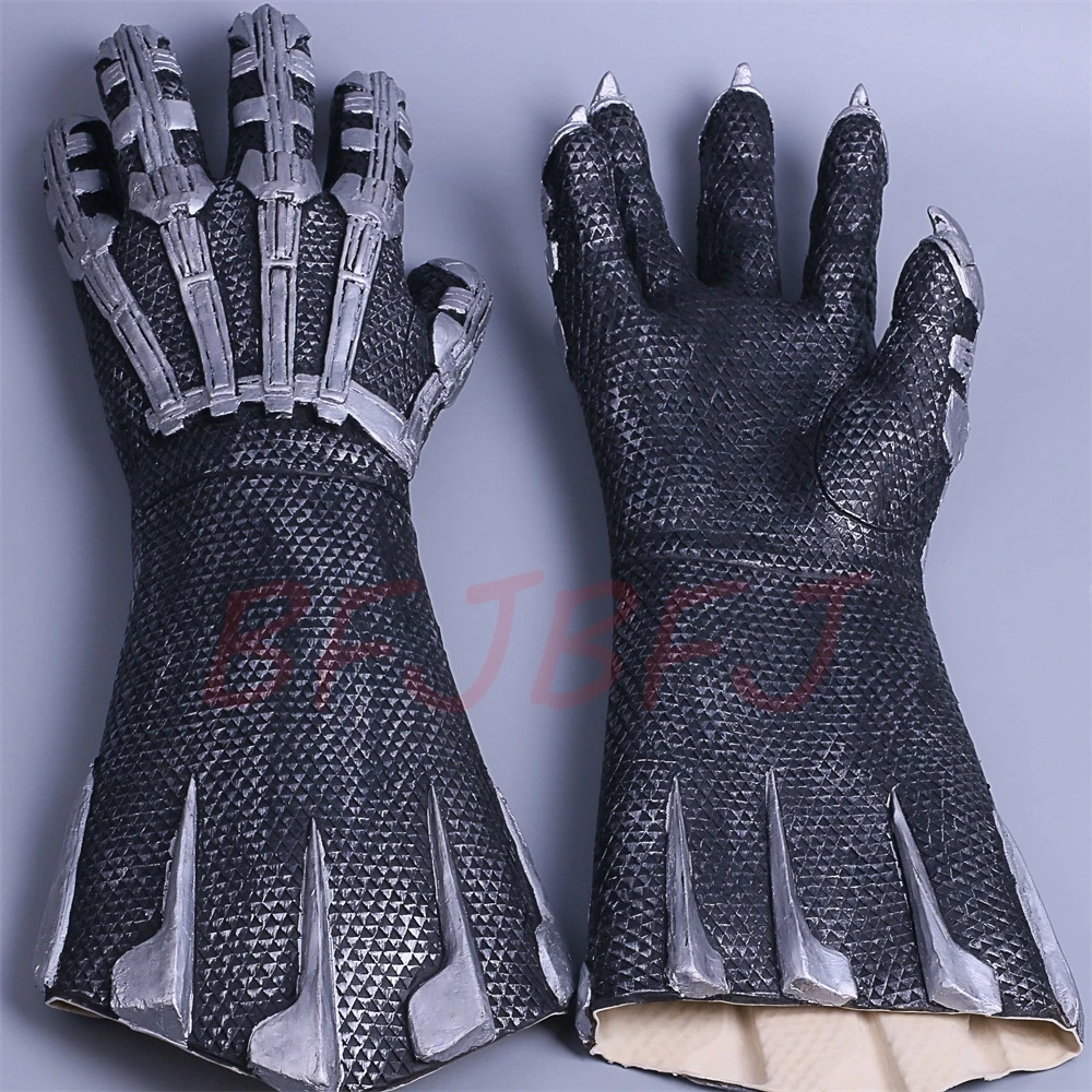 Пара из двух фильм Черная пантера перчатки-когти косплей костюм супергероя перчатки Хэллоуин Опора