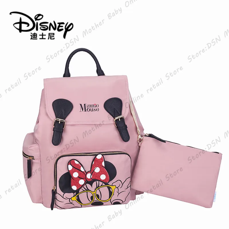 Minnie Pink Diaper Bag Backpack Large 