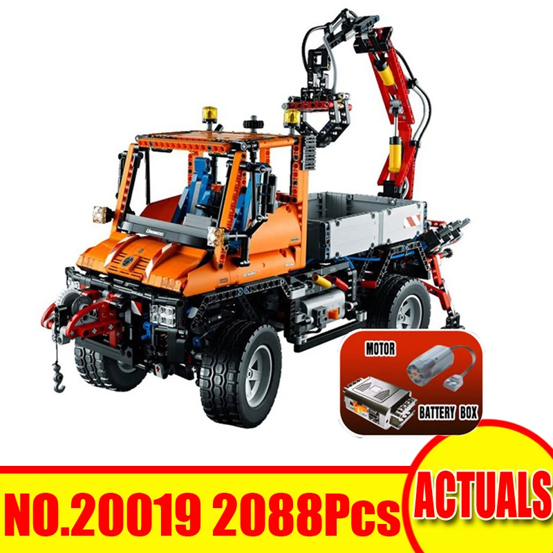 

2088Pcs 20019 Lepin Technic Figures Mercedes Unimog U400 Truck Model Kit Building Blocks Bricks Toy For Children Compatible 8110