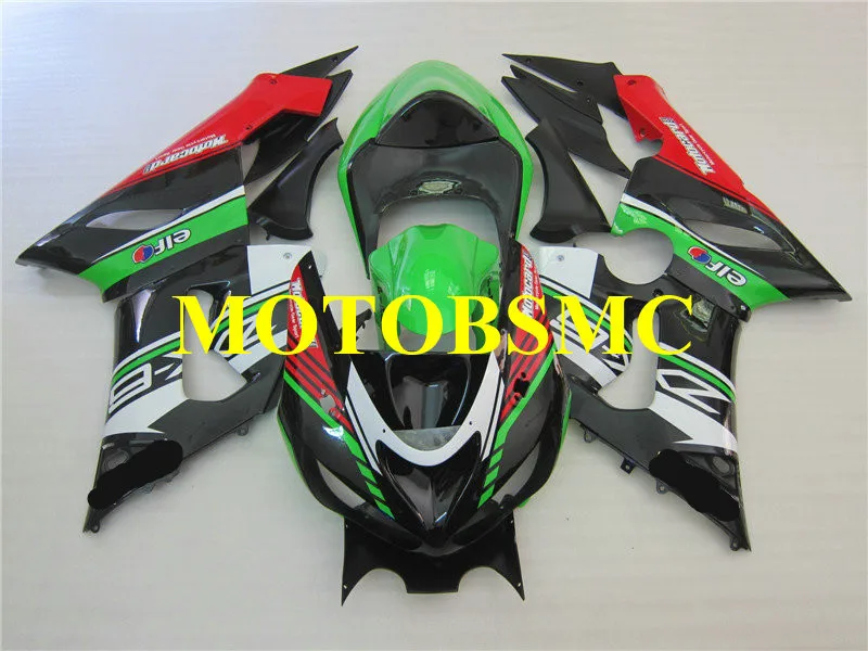 

Injection mold Fairing Kit for KAWASAKI Ninja ZX6R 636 05 06 ZX 6R 2005 2006 zx6r ABS Red green black Fairings set+gifts KU46