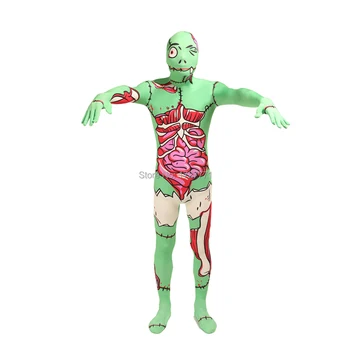 

(JXY030)Full Body Lycra Spandex Zentai Suit Pattern Bodysuit Halloween Party Costume