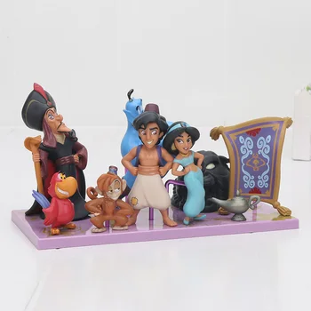 

Princess figure toy Evil Monkey Tiger and His Lamp PVC Action Figure Model Toy Dolls 2-10cm