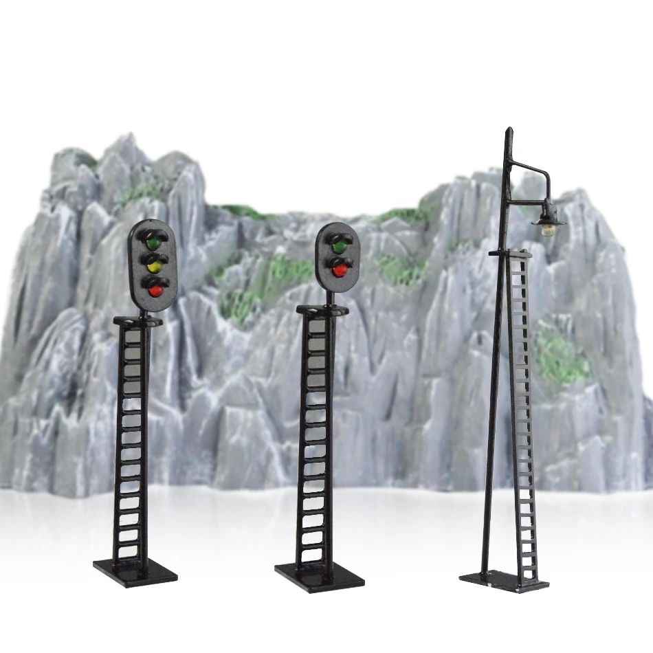 

HO 1:87 Model Railway & Building Layout traffic signal LED lights 12V Led Model