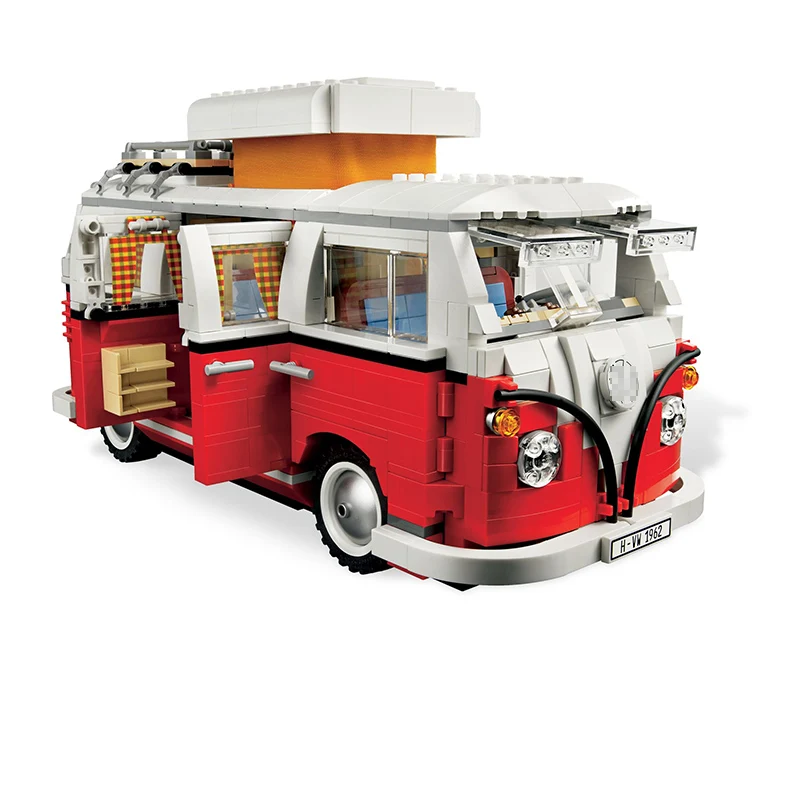 

Technic Creator T1 Camper Van Model Compatible with legoingly 10220 Technic Model Building Blocks Bricks Toys for children