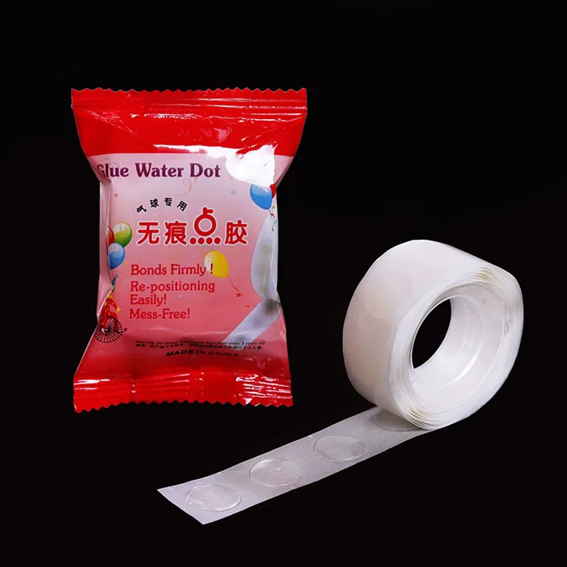 500Pcs/5 Rolls Balloons Glue Dot Sticky Double Sided Rubber Adhesive Balloon Accessories Party Wedding Decoration Supplies