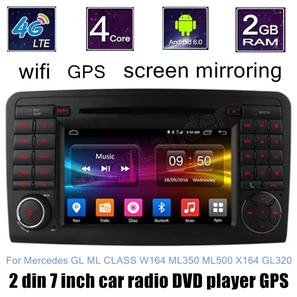#*Cheap For Mercedes BENZ GL ML CLASS W164 ML350 ML500 X164 GL320 Car Stereo Radio DVD Player GPS Bluetooth touch screen