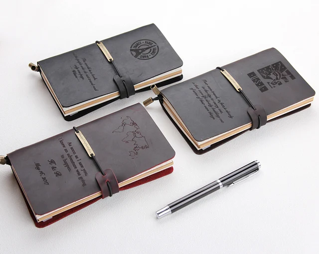 Leather Journal & Pen Sets, Personalized